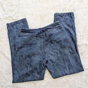 Y2K Vintage Liz Claiborne Acid Wash Tencel Tapered Blue Jeans Size 6 Petite